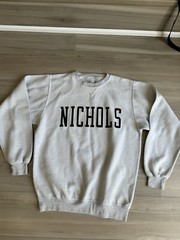 Vintage Gear For Sports Gray Grey Nichols-College Sweatshirt Crewneck Mens Sz M
