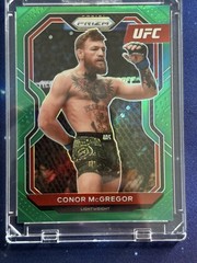 2021 Panini Prizm UFC Conor McGregor #30 Green Prizm