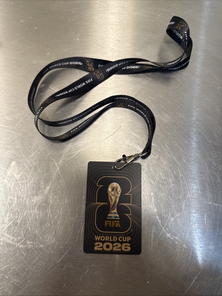 FIFA World Cup 2026 Pass & Lanyard FIFA Fan ID Card Exclusive Matchday Merch