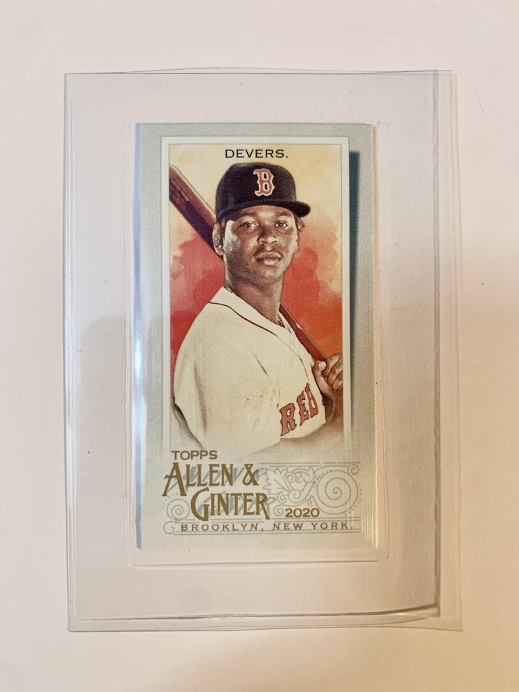 2020 Topps Allen & Ginter Rafael Devers NO NUMBER Mini A & G Back #44 Only 50!