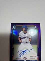 2026 Bowman Seong Jun Kim Auto True Purple /250 TEXAS Rangers