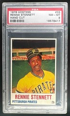 1978 Hostess Hand Cut #33 Rennie Stennett PSA 8
