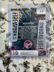 2025 Panini WNBA Prizm Kelsey Mitchell Fireworks No. 6