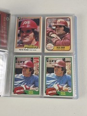 Lot of 100 PETE ROSE CARDS ~TOPPS OPEECHEE FLEER DONRUSS NRMT VTG & Team Cards