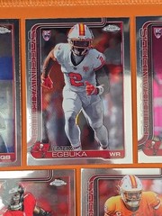 🔴🟤🔴 2025 TOPPS CHROME TAMPA BAY BUCCANEERS BASE TEAM SET (11 CARD LOT)