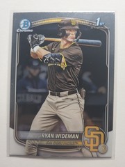 2025 Bowman Chrome 1st Ryan Wideman BDC-190 Padres