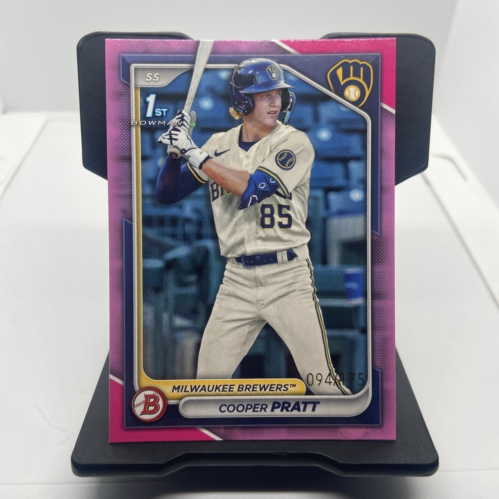 2024 Bowman Prospects Pink Border /175 Cooper Pratt #BP-137