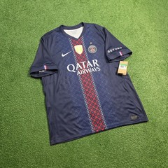 🇫🇷 Nike PSG Ousmane Dembele #10 2025/2026 Home Blue Jersey UCL Patches New