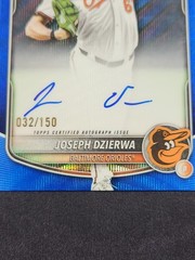 2025 Bowman Draft – Joseph Dzierwa 1st Blue Wave Refractor Auto /150 (AU, RC)