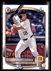 2025 Bowman Draft Paper 1st Adonys Guzman Pirates BD-126 5 card lot