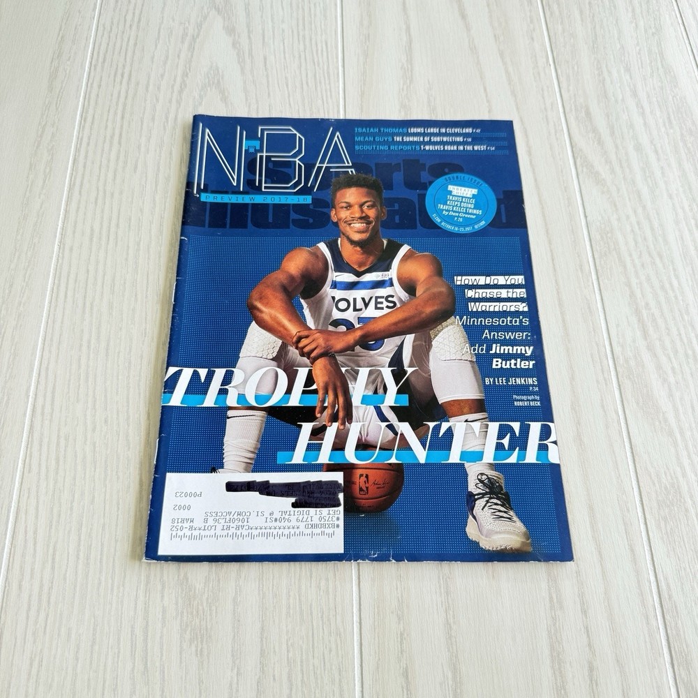 Sports Illustrated NBA Preview 2017–18 Trophy Hunter Jimmy Butler, Travis Kelce