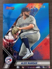 2019 Bowman&rsquo;s Best Alek Monoah #TP-3 Blue Refractor serial /150