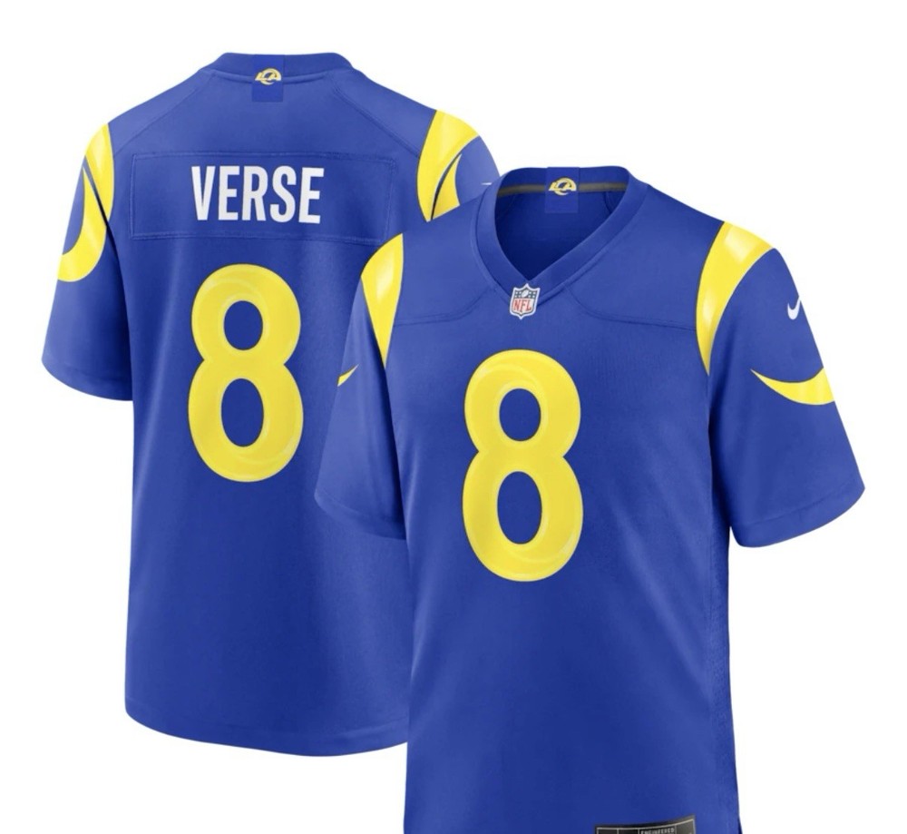 Jared Verse Los Angeles Rams Nike Team Game Player Jersey – Royal SIZE S