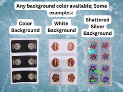 Card Toploader Stickers, Top Loader Labels, Advertising Stickers, Custom Logo