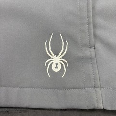 Spyder Jacket Mens 2XL Gray SPIRE Sports + Entertainment Softshell Full Zip