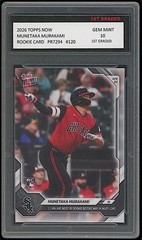 Munetaka Murakami 2026 Topps Now #120 MLB Rookie Card RC White Sox 1st Graded 10