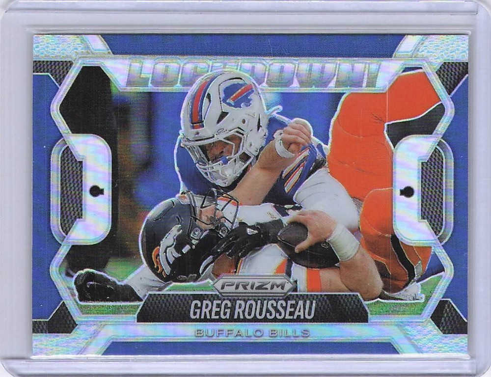2025 Panini Prizm #9 Greg Rousseau Lockdown!