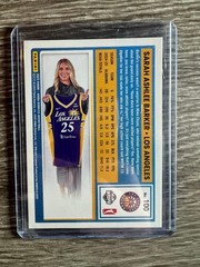 2025 Donruss WNBA Sarah Ashlee Barker ORANGE LASER Rated Rookie RC /199