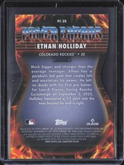 2026 Bowman #PC-20 Ethan Holliday Power Chords