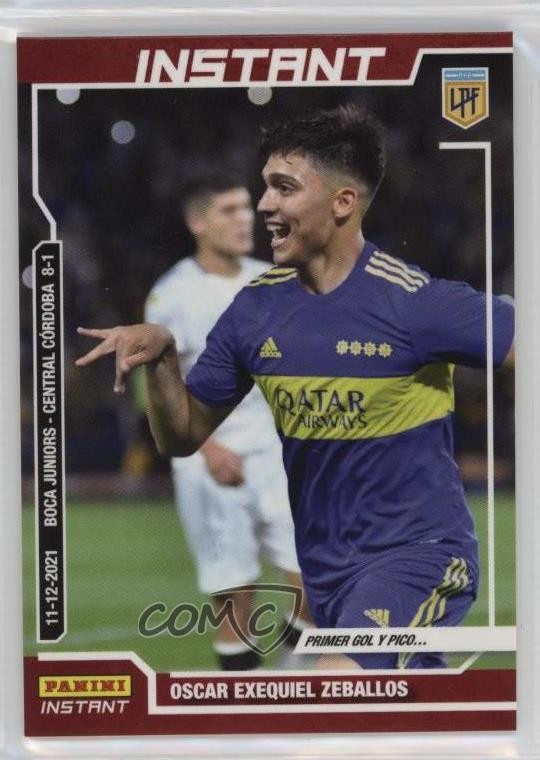 2021 Panini Instant Adrenalyn XL LPF /365 Exequiel Zeballos Oscar Exeqiel 0y5o