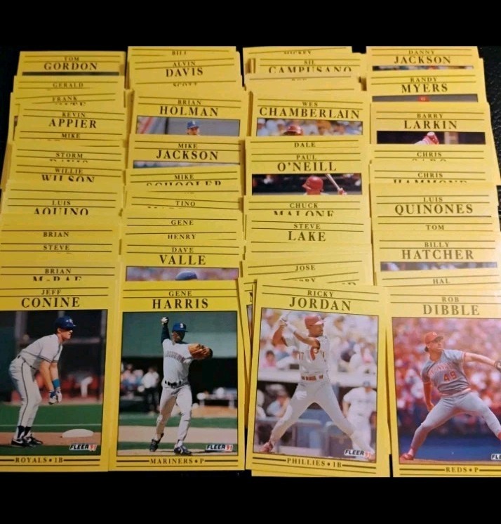 Private Card Collection Rice Parker Martinez Boggs Blyeleven Gwynn Rookie 90sMLB