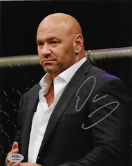 Dana White UFC President Signed 8×10 Photo Autographed UFC PSA/DNA 96