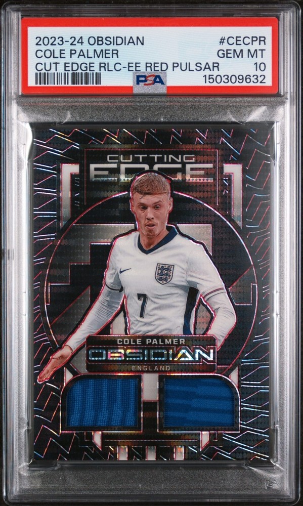 Cole Palmer Relic Patch /49 PSA 10 2023 Panini Obsidian Electric Etch Red Pulsar