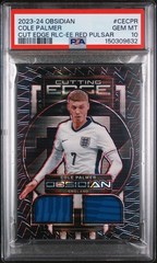 Cole Palmer Relic Patch /49 PSA 10 2023 Panini Obsidian Electric Etch Red Pulsar