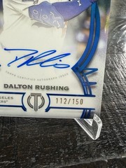 2026 Topps Tribute Dalton Rushing Dodgers Auto TRUE BLUE /150 #TA-DR