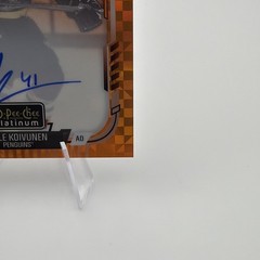 2025-26 O-Pee-Chee Platinum Ville Koivunen Orange Checkers Rookie Auto 1/15 Pens
