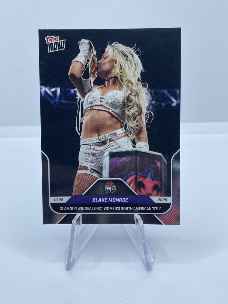 2025 Topps Now WWE #116 Blake Monroe NXT Halloween Havoc