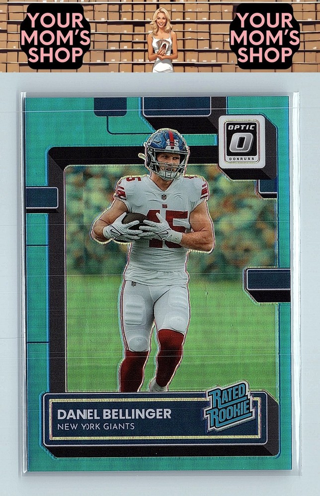 2022 Donruss Optic #290 Daniel Bellinger Aqua #/299 SN,RC