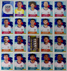 2026 Panini FIFA World Cup Stickers Team United States USA #USA1-#USA20 YOU PICK