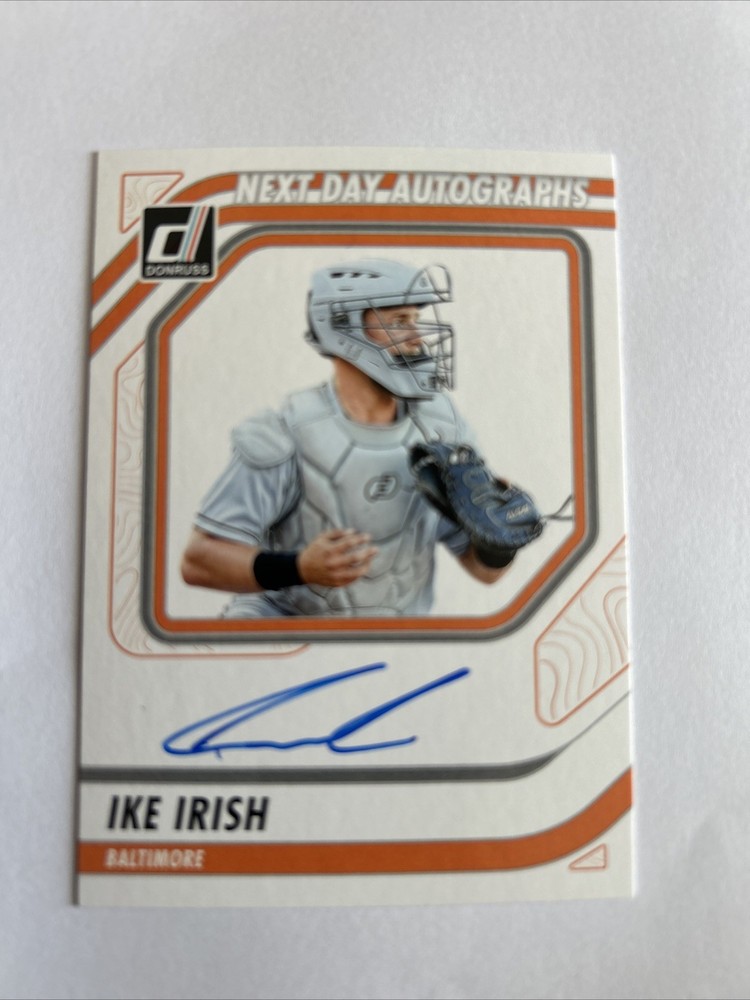 2026 Donruss Baseball Next Day On Card Autographs Ike Irish SSP Auto