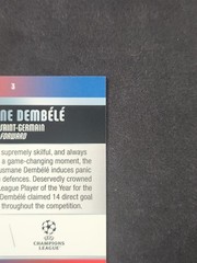 2026 Topps Chrome UCC – Ousmane Dembele #3 Pink X-Fractor /250 – PSG