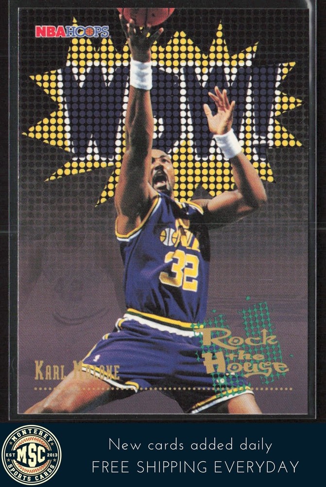 Karl Malone 1995-96 Hoops #387 Utah Jazz