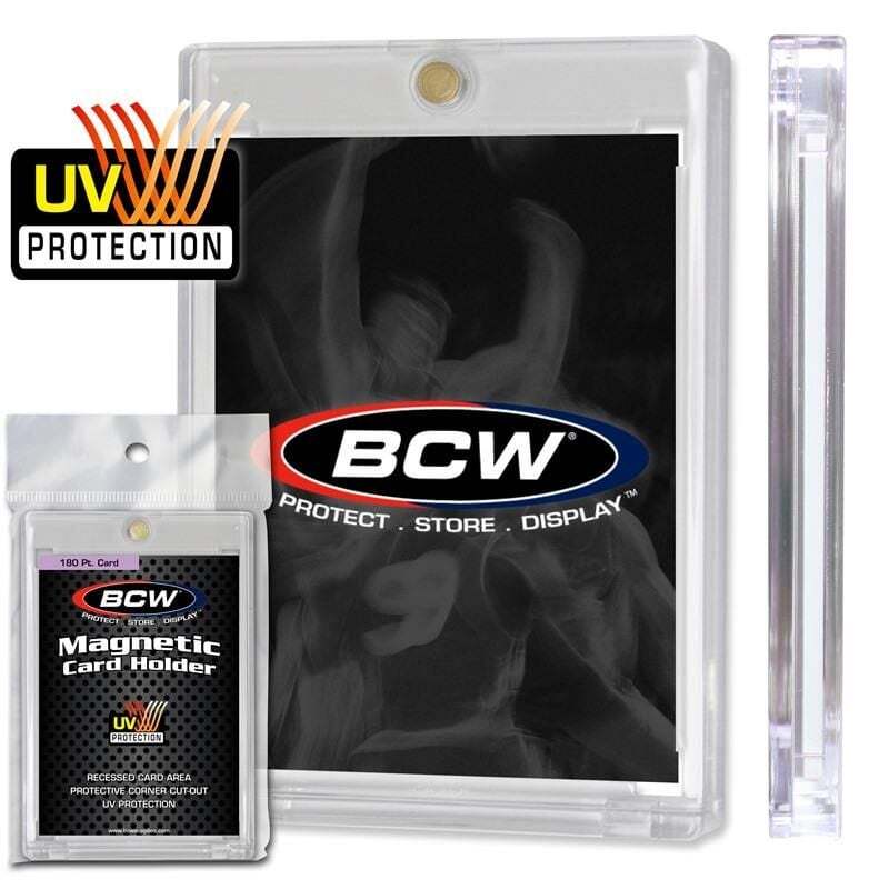 12 BCW Magnetic 180pt. Standard Sized Card Holders