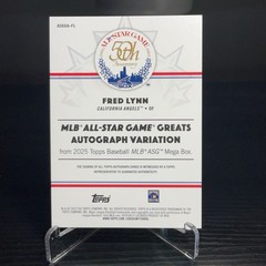 Topps 2025 Fred Lynn ASG Greats Auto Variation ASGGA-FL Serial #4/5