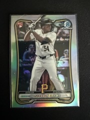 2026 Bowman Chrome Jhostynxon Garcia Red Rookie Logo Variation RC #12 Pirates