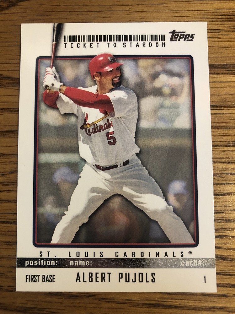 Albert Pujols 2009 Topps Ticket To Stardom Cardinals #1 *A760*