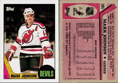1987-88 Topps Hockey Card #101 Mark Johnson