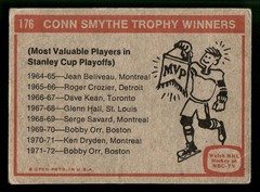 1972-73 Topps Conn Smythe Trophy #176 – (Low Grade)