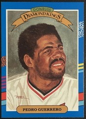 1991 Donruss Diamond Kings #25 Pedro Guerrero – Free Delivery