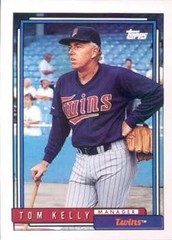1992 Topps #459 Tom Kelly