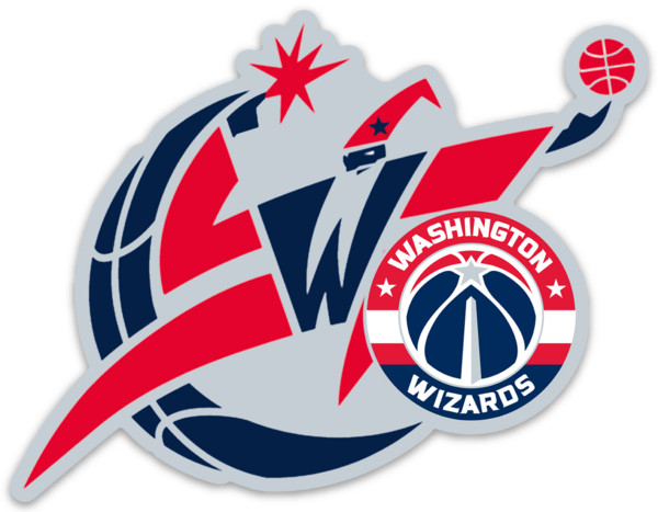 Washington Wizards Basketball – Classic Logo Type Die-cut MAGNET