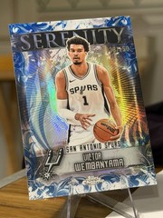 Topps 2025-26 Chrome Serenity Victor Wembanyama Spurs SY-1 Blue /150