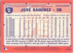 2026 Topps #T91-69 José Ramírez 1991 Topps Baseball 35th Anniversary