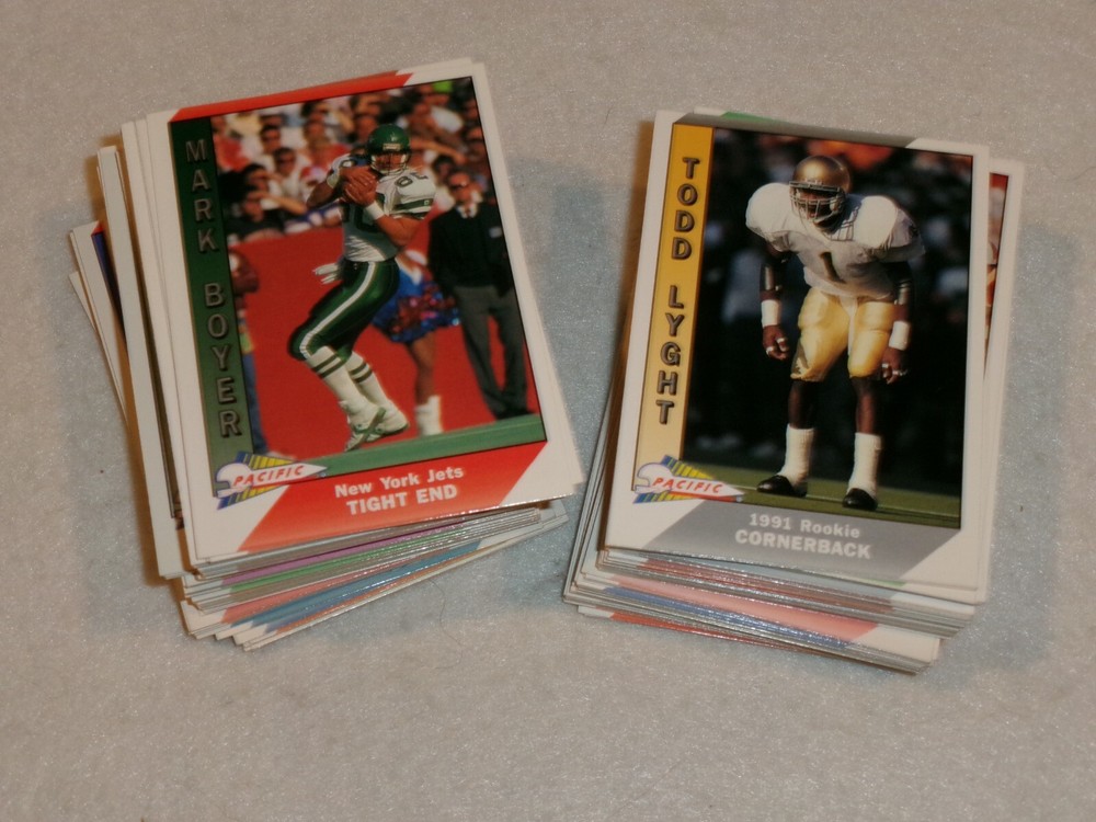1991 Pacific Football Cards U Pick to Complete Your Set From List 1-600