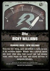 2024 Topps Resurgence #V-24 Ricky Williams Voltaic New Orleans Saints