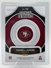 2024-25 Totally Certified On Target Red Terrell Owens /399